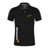 F1 McLaren Team Racing Compans Men Lando Norris New Summer Summer Predable Polo Printing Short Sleeve مريحة