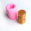 3D Shape Silicone Candle Mold Moldomb da colméia de colméia para velas que fabricam ferramentas de bolo para colaboras de cera artesanal DIY DIY