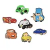 Neue Custom Racing Car Croc Charms Cartoon Accessoires PVC Schuhdekoration für Croc Schuhe Mädchen Kinder Party X-Mas Geschenke