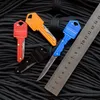 Mini KeyChain Folding Knife 8 Colors EDC Key Knives Multifunktionell fruktkniv utomhusficka Kniv Mini Självförsvar Swiss Saber Survival Tool Gear