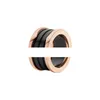 Роскошное нулевое кольцо из титановой стали 316L, весеннее кольцо для пары, мужские и женские черно-белые керамические обручальные кольца Whole6119574