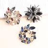 Pomlee Crystal Olives Broches Unissex Women and Men Broche Pin Collar Jewelry Suit Coat Acessórios de vestuário 220721