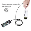 Mini Endoscope Camera Waterproof Endoscope Borescope Adjustable Soft Wire 6 LEDS 7mm Android Type-C USB Inspection Camea for Car322u