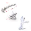 Nxy Cockrings New Trend Electric Shocker Chastity Cage 40 45 50mm Penis Rings Sex Toys for Men Masturbators Urethral Plug Stimulate Massage 220505