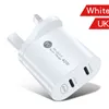 Comincan 40w Quick Charge مزدوج PD USB Type-C QC 3.0 شاحن سريع لـ iPhone 13 12 11 Pro Max Universal Traval Adapter