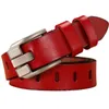 Mujer Cinturón de cuero marca de lujo Hollow Out Belt Jeans para cinturones de mujer Belt Belt Belt Ceinture Femmes ancho: 2.8 cm 220516