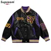 SupZoom Aankomst Top Fashion Bomber Casual borduurwerk Hip Hop Men Coat Jackets Herfst en Winter Baseball Jacket 220816