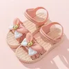 Kids Sandals for Girls Shoes Butterfly-knot Non-slip Princess Beach Sweet Toddler Baby Children 2-12 Years 220419