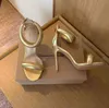 패션 2022 디자이너 디자인 품질 Gianvito 10.5cm Stiletto Heels 샌들 여성을위한 샌드 힐 여름 럭셔리 디자이너 신발 황금 송아지 가죽 발 st