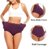 Sous-vêtements en coton femmes taille haute Lingerie pour dames slips contrôle du ventre culotte C-section récupération XXXXL grande taille caleçon 220426