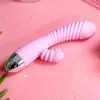 NXY vibratorer Julang Tongue Contraction Shock Fashion Double-Heed Vibrating AV Stick Female Masturbator Sex Toy Massage 0407