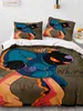 Sängkläder uppsättningar fredagskväll Funkin Whitty Single Twin Full Queen King Size Quilt Cartoon Bed Cover Dåskudde