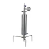 ZZKD 1.5" 18" Sanitario SS304 Forniture di Laboratorio Estrattore a Circuito Chiuso Rivestito Camera a Vuoto/Tubo 90g BHO