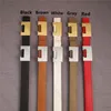 Designer Belt Fashion Belts Bredd 2 4cm Gold Silver Buckle äkta kohud för män Womens 6 Style 5 Color Top Quality265T