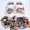 wholesale 30-50-100Pcs Mixed Cartoon Random Different Shoes Charms Fit Croc Shoes/Wristbands Children Party Birthday Gift