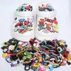 wholesale 30-50-100 piezas de dibujos animados mixtos al azar diferentes zapatos encantos Fit Croc zapatos / pulseras fiesta de niños regalo de cumpleaños