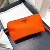 Nouveau haut de gamme classique P maison sac à main étagère organisateur toile pure sacs à cosmétiques mode cosmétique sac designer rectangulaire portable ensemble
