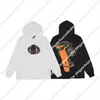 Мужская мода Lone High Street Vlones Letter Front Back 99 Large v Print Loose Men's and Women's Hoodie Apx1218l5WH7