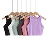 Summer white crop tops women sexy tank for vintage cute woman top pink s clothing 220325