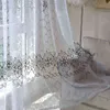 Modern Floral Sheer Tulle Curtains For Living Room Bedroom Printed Voile Curtain For Bedroom Kitchen Window Blinds Drapes Custom1699464