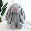 Jouets en peluche pour enfants, mignon lapin à pattes de Pâques, animaux en peluche doux, longues oreilles, lapin couché, tempérament noble, poupée, oreiller, cadeau Surprise, vente en gros, en stock