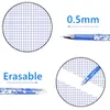 Haile 30 Pcsset Cute Erasable Gel Pen Ballpoint Pens Rod 05mm Refills BlueBlack Ink Washable Handle School Writing Supplies 220714