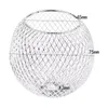 Obiekty dekoracyjne figurki żelaza chromowana lampa cień żyrandol Nordic sufit Light Light Cage Wiselants Decor do łazienki Kit restauracji