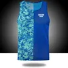 Men Fashion Fashion без рукавов Elastic Sports Fitness Close Fiting Running Marathon Singlets 220601