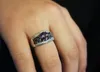 New Popular Female Rings Original Sterling Silver Flower Shaped Amethyst Wedding Party Fashion Jewelry for Women Girls Gift R080