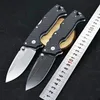 New R8128 Survival Folding Knife S35VN Stone Wash Drop Point Blade Nylon Plus Glass Fiber Handle Outdoor Camping Hiking Tactical Folder Knives with Retail Box
