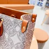 Designer bag Tote Bag Handbag Women Luxurys Designers Shoulder Bag Casual Travel Medium Handbags Jacquard Purses Fabric Roman Grain Embroidery shopping bag M59614