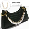 Watch Bands Fashion Artificial Pearls Bag Chain Strap Handbag Purse Replacement ChainWatch212L