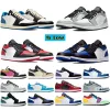 Uomo 1s Low 1 UNC Scarpe da basket Pine Green Pairs University Blu Smoke Grey Starfish Rosso Obsidian Donna Giallo Banned Bred Chicago Nero Viola Sneakers 36-46