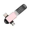 Алюминиевый сплав 2 в 1 OTG -адаптер USB 3.0 Женский до микро -USB типа C -разъем мужского пола на конвертере GO для Xiaomi Samsung