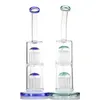 Coscush 12,4 arbre arbre perc en verre d'eau en verre bongs enivrants tampons de tampons de tampons de cartes à huile Bong 18,8 mm Joint 4 Couleur