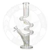 Bongo de vidro de 12,5 polegadas Dab rig Cachimbo de água de fumaça Cachimbo de água estilo ZONG Arco-íris holográfico Copo inebriante galvanizado Bongs legais Reciclador de plataformas de petróleo Tigela de 14,4 mm