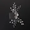 Headpieces trendy Rhinestone Hair Comb kralen Handgemaakte Crystal Chic Women Bridal Hoofdress Accessories Party Ornamenten