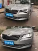 المصابيح الأمامية التلقائية للمصابيح الأمامية الرائعة 20 16-20 19 ترقية SKODA LED LED أثناء النهار الضباب المصباح الأمامي العدسة العدسة المصباح الأمامي