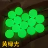 Perle de pierre lumineuse avec trou résine perles en vrac breloques fluorescentes en gros pendentif accessoires 6 MM 8 MM 10 MM 12 MM 14 MM 16 MM 18 MM 20 MM 100 Pcs/lot