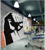 壁3 Dジム壁画ヨーロッパスタイルシンプルな戦いボクシングクラブの背景壁紙装飾