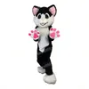 Halloween Plush Cat Mascot Costume Cartoon Animal Theme Character Carnival Festival Fancy dress Adults Size Xmas Outdoor Party Outfit