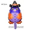 Halloween Party Balloons Pumpkin Witch Ghost Bat Shaped Mylar Foil Balloon Halloween Supplies