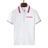 Men's Polo designer summer fashion Horse T-shirt Golf lapel cotton embroidered print fashion casual high Street M-3XL 11112