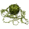 10 Meter Silk Leaf-Shaped Handmake Artificial green Leaves DIY Wreath Garland For Wedding Decoration Gift Arts Craft Fake Flower