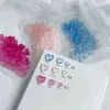 100Pcs Heart Nail Art Charms Light UV Sensitive Color Change 3D Love Transparent Nail Art Rhinestone Mixed Manicure Deco 4/6/8mm Y220408