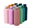 34 لونًا 500 مل من الفولاذ المقاوم للصدأ ماء زجاجة ماء مقاومة للمعادن المقاومة للمعادن الزجاجة الرياضية الملونة