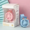 Ventilatore per orologio da cartone animato con 7 luci giocattolo ricaricabile tramite USB, materiali per uso alimentare e nessun danno alle mani. Regali per bambini