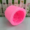 아로마 테라피 캔들 실리콘 몰드 3D 연꽃 모양 비누 곰팡이 DIY 형태 케이크 장식 용품 220721