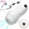 Penis Sucking Stimulator Vagina Real Pussy sexy Toys For Men With Earphone Male Masturbation Cup 10+6+1 Modes Vibrator Beauty Items