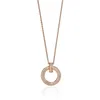 Pingente em forma de círculo símbolo de reunião colar item de joia para mulheres 42 adicionar 5 cm H1112263Y6686106